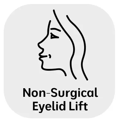 Non-Surgical Eyelid Lift Non-Surgical Eyelid Lift in Monroe, LA and Southlake, TX